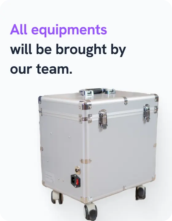 Portable teeth cleaning unit